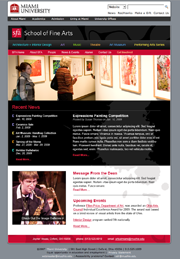 MU School of Fine Arts Home Page