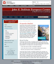 Dolibois European Center in Luxembourg Inside Page